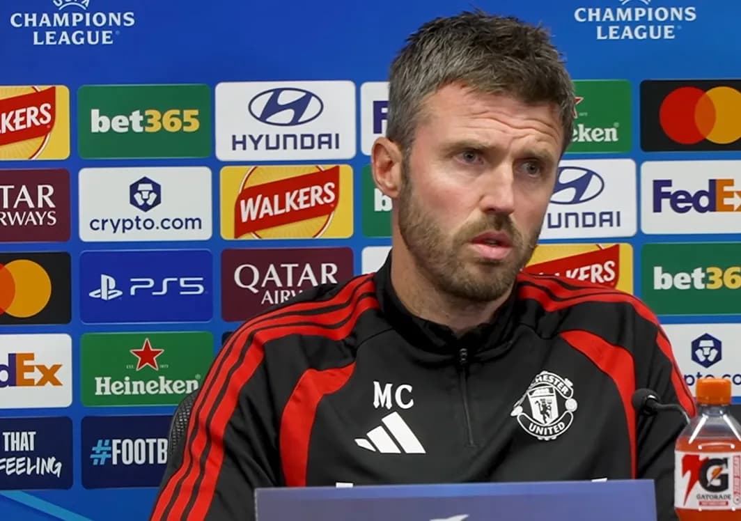 Carrick pred zápasom proti Cherries